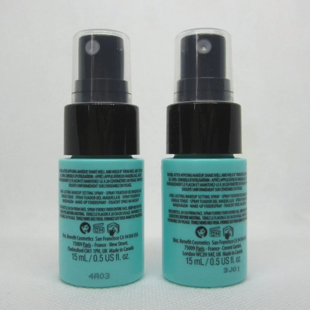 Lot (2) Benefit The Porefessional Super Setter Makeup Setting Spray travel mini